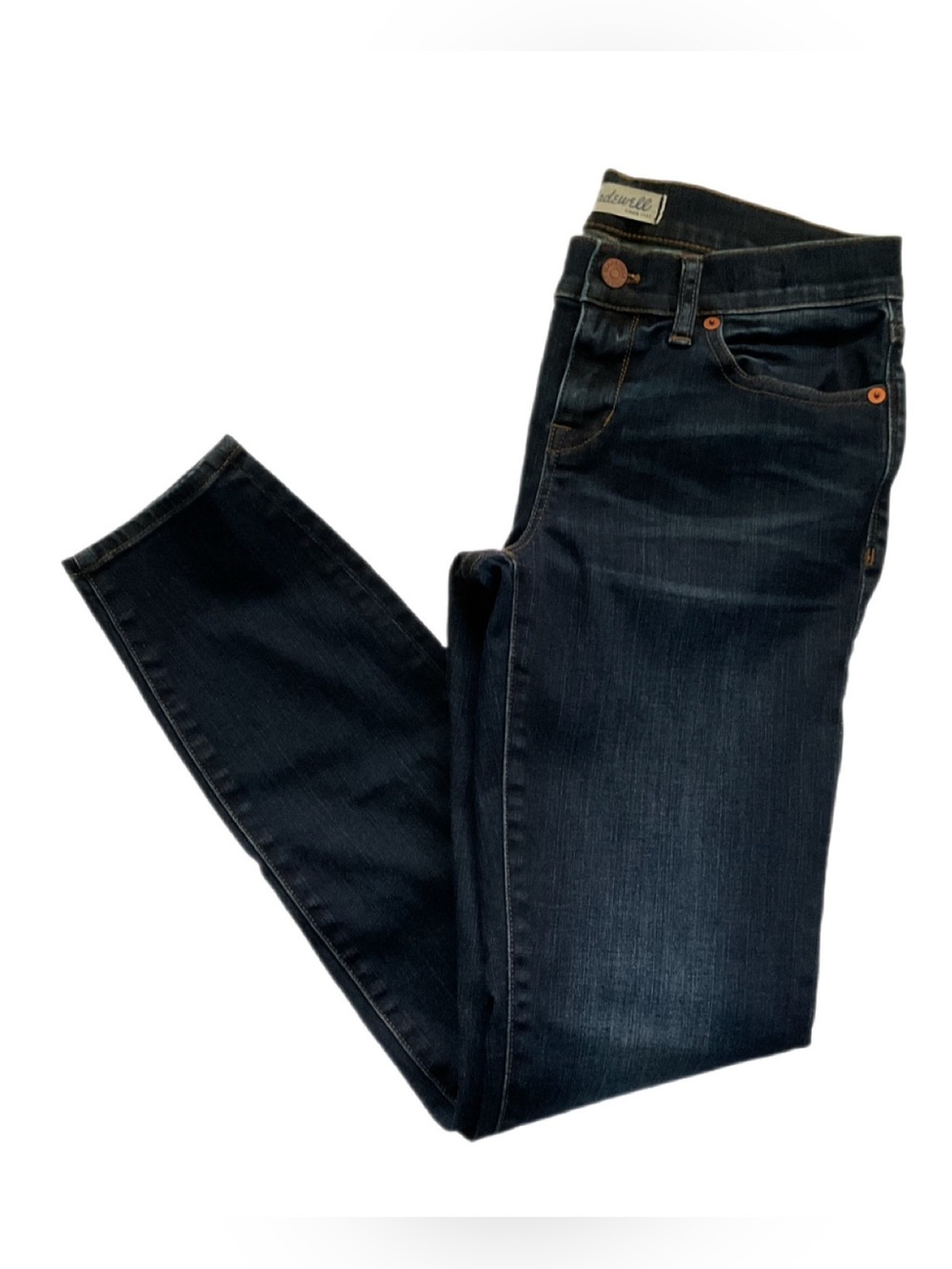 Madewell Skinny Skinny Mid Rise Jeans Dark Indigo Wash Size 26